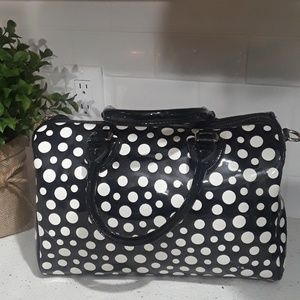 COPY - Polka dot patent leather handbag